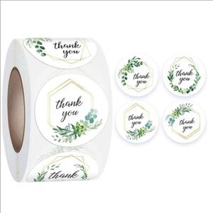 500 Thank You Stickers